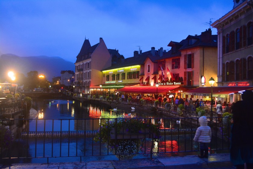 Picturesque Alpine Lake town of Annecy